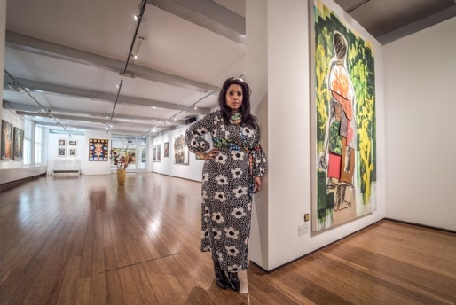 Natasha Knoppel, organisator van Benedictio IV: ,, Boodschap overbrengen in Nederland met het Amazonegebied als middelpunt." © Fred Leeflang Natasha Knoppel, organisator van Benedictio IV: ,, Boodschap overbrengen in Nederland met het Amazonegebied als middelpunt." © Fred Leeflang
