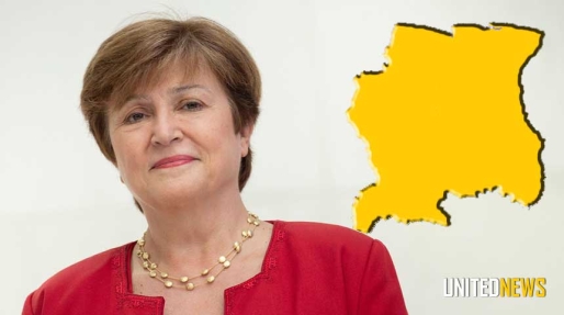Foto: De directeur van het Internationaal Monetair Fonds, Kristalina Georgieva. Foto: De directeur van het Internationaal Monetair Fonds, Kristalina Georgieva.